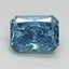 1.95 Ct. Fancy Vivid Blue Radiant Lab Grown Diamond
