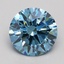 1.84 Ct. Fancy Vivid Blue Round Lab Grown Diamond