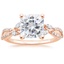 14K Rose Gold Luxe Willow Diamond Ring (1/4 ct. tw.), smalltop view