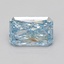 1.55 Ct. Fancy Vivid Blue Radiant Lab Grown Diamond