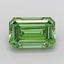 4.03 Ct. Fancy Vivid Green Emerald Lab Grown Diamond