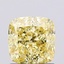 1.18 Ct. Fancy Intense  Yellow Cushion Lab Grown Diamond