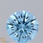 2.08 Ct. Fancy Vivid Blue Round Lab Grown Diamond