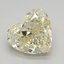 1.73 Ct. Fancy Light Yellow Heart Lab Grown Diamond