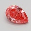 1.27 Ct. Fancy Vivid Pink Pear Lab Grown Diamond