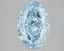 2.04 Ct. Fancy Intense Blue Oval Lab Grown Diamond
