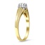 The Rozelle Ring, smalltop view on a hand