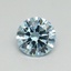 0.50 Ct. Fancy Vivid Blue Round Lab Grown Diamond
