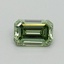 0.50 Ct. Fancy Vivid Green Emerald Lab Grown Diamond