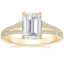 18K Yellow Gold Icon Diamond Ring (1/3 ct. tw.), smalltop view