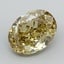 5.01 Ct. Fancy Intense  Yellow Oval Lab Grown Diamond
