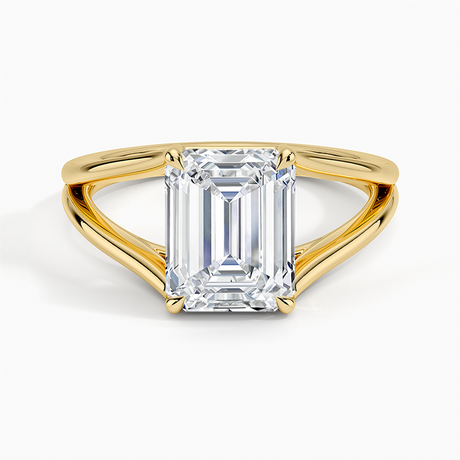 Tressa Split Shank Solitaire Engagement Ring