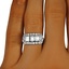 The Ardellis Ring, smallzoomed in top view on a hand