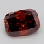 0.95 Ct. Fancy Deep Orange Cushion Lab Grown Diamond