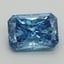 2.11 Ct. Fancy Vivid Blue Radiant Lab Grown Diamond