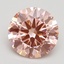 2.01 Ct. Fancy Intense Pink Round Lab Grown Diamond