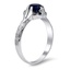 The Aris Ring, smalltop view on a hand