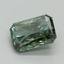 1.40 Ct. Fancy Vivid Green Radiant Lab Grown Diamond