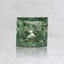 0.91 Ct. Fancy Vivid Pacific Green Princess Lab Grown Diamond