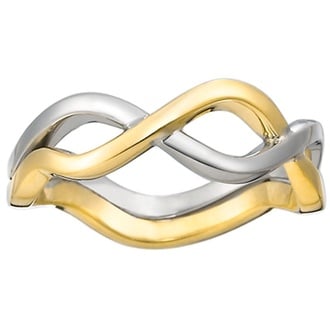 Custom Mixed Metal Helix Band