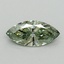 0.39 Ct. Fancy Vivid Green Marquise Lab Grown Diamond