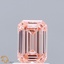 1.04 Ct. Fancy Vivid  Pink Emerald Lab Grown Diamond