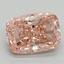 1.75 Ct. Fancy Vivid Pink Cushion Lab Grown Diamond