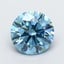 3.00 Ct. Fancy Vivid  Blue Round Lab Grown Diamond