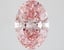 4.30 Ct. Fancy Vivid Pink Oval Lab Grown Diamond