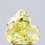 2.06 Ct. Fancy Intense Yellow Heart Lab Grown Diamond