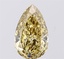 1.89 Ct. Fancy Greyish Yellow Pear Lab Grown Diamond