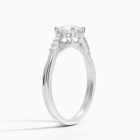 Chamise Hidden Halo Diamond Ring