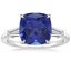 Platinum Symphony Tapered Baguette Three Stone Diamond Ring (1/2 ct. tw.), smalltop view