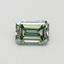0.70 Ct. Fancy Vivid Green Emerald Lab Grown Diamond
