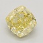 1.51 Ct. Fancy Intense Yellow Cushion Lab Grown Diamond