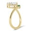 Marquise Diamond and Emerald Toi et Moi Ring, smallview