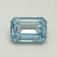 5.01 Ct. Fancy Intense Blue Emerald Lab Grown Diamond