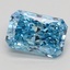 1.04 Ct. Fancy Vivid Blue Radiant Lab Grown Diamond