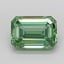 4.79 Ct. Fancy Vivid Green Emerald Lab Grown Diamond
