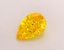 1.03 Ct. Fancy Vivid Orangy Yellow Pear Lab Grown Diamond