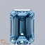 1.93 Ct. Fancy Vivid Blue Emerald Lab Grown Diamond