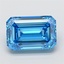 2.67 Ct. Fancy Vivid  Blue Emerald Lab Grown Diamond