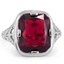Edwardian Garnet Vintage Ring