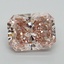 6.38 Ct. Fancy Vivid Pink Radiant Lab Grown Diamond