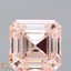 3.15 Ct. Fancy Intense Pink Asscher Lab Grown Diamond