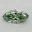 1.63 Ct. Fancy Vivid Pacific Green Marquise Lab Grown Diamond