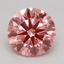 1.07 Ct. Fancy Vivid Pink Round Lab Grown Diamond