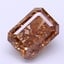 2.21 Ct. Fancy Light Brown Radiant Lab Grown Diamond