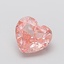 2.03 Ct. Fancy Vivid  Pink Heart Lab Grown Diamond