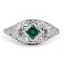 Retro Emerald Vintage Ring